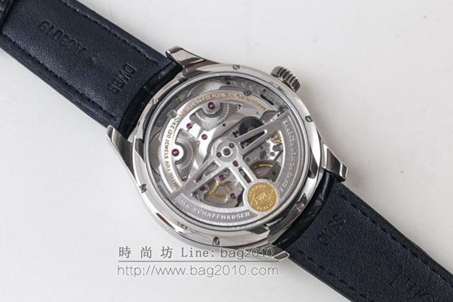 IWC手錶 V2升級版 萬國lW52850 萬國IWC葡萄牙萬年曆腕表系列 萬國表高端男士全自動機械表  hds1348